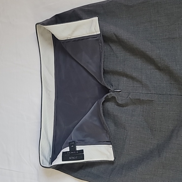 J.CREW Petite Bl Stretch Skirt Wool Size 0P Gray - Picture 8 of 13